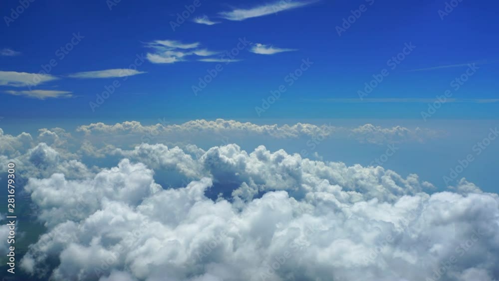 View of white clouds View of white clouds
