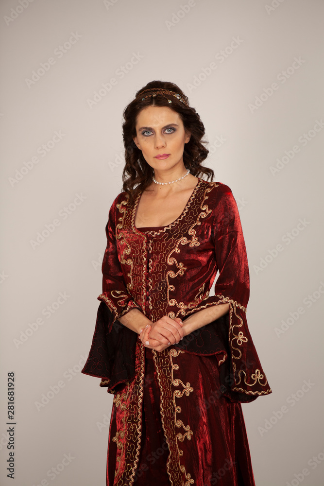 Woman In Historical Costume Portrait Woman In Historical Costume Portrait