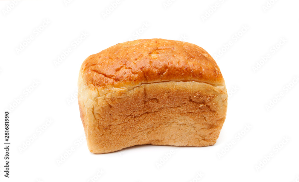white bread brick on white background white bread brick on white background