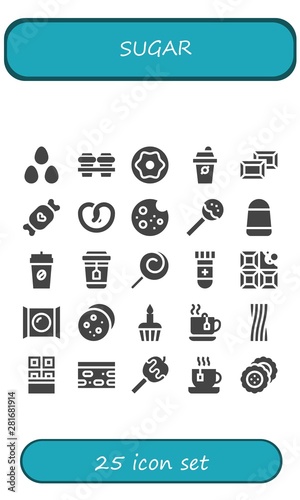 sugar icon set