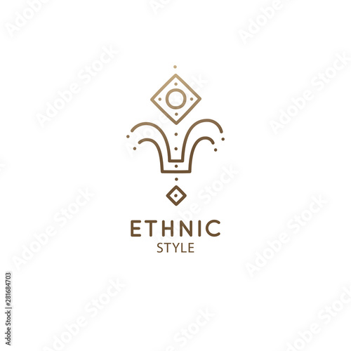 Abstract sacred logo element