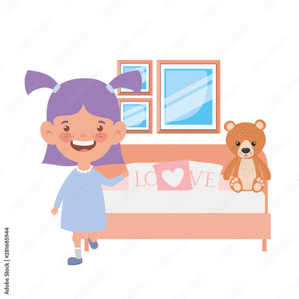 Isolated girl cartoon design vector illustration Isolated girl cartoon design vector illustration