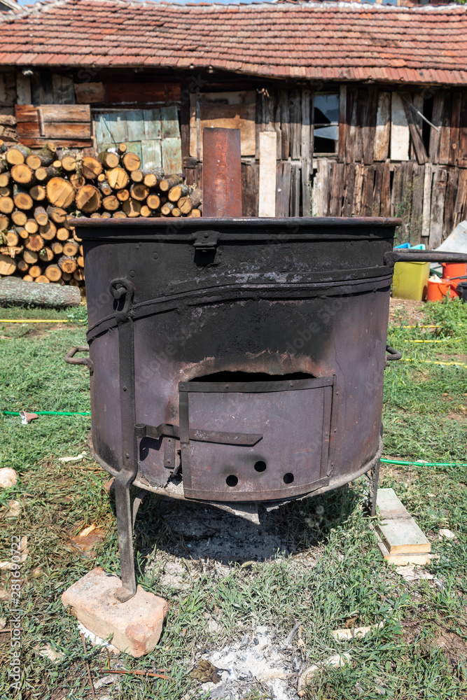 Serbian Traditional Brandy Kettle Bottom Part Serbian Traditional Brandy Kettle Bottom Part