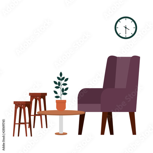 livingroom home place with sofa scene