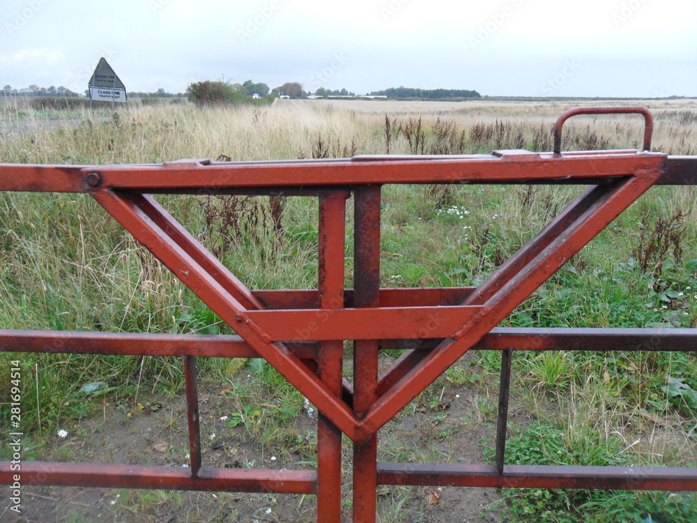 Farmer's entrance gate to the field Farmer's entrance gate to the field