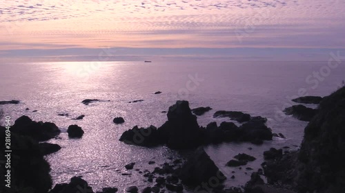 Seascape of Hinozaki, Kushimoto, Toho, Wakayama Prefecture, Japan