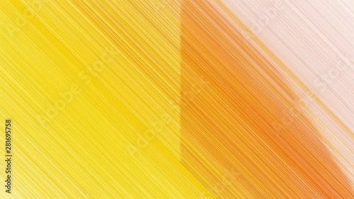 abstract background with vivid orange, bisque and khaki colors. can be used for cover design, poster, wallpaper or advertising © Eigens