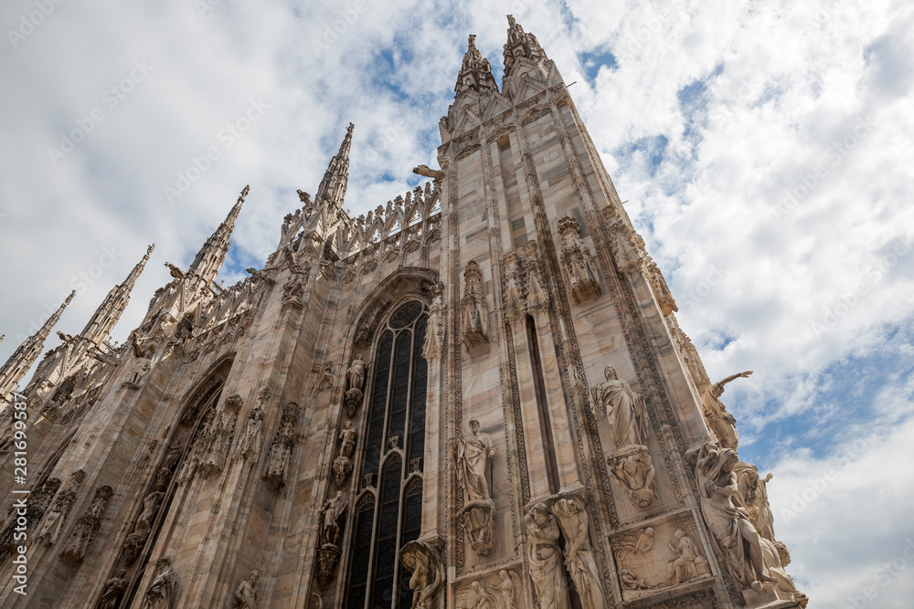 Milan Cathedral or Duomo di Milano is the cathedral church of Milan, Lombardy, Italy.