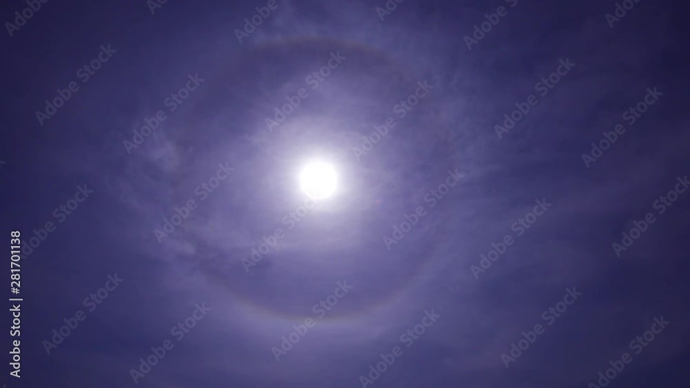 View of sun on sky, Himi, Toyama, Japan