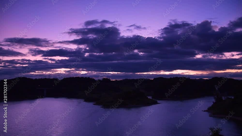 Lake Sakura at dawn, Miharu, Fukushima Prefecture, Japan Lake Sakura at dawn, Miharu, Fukushima Prefecture, Japan