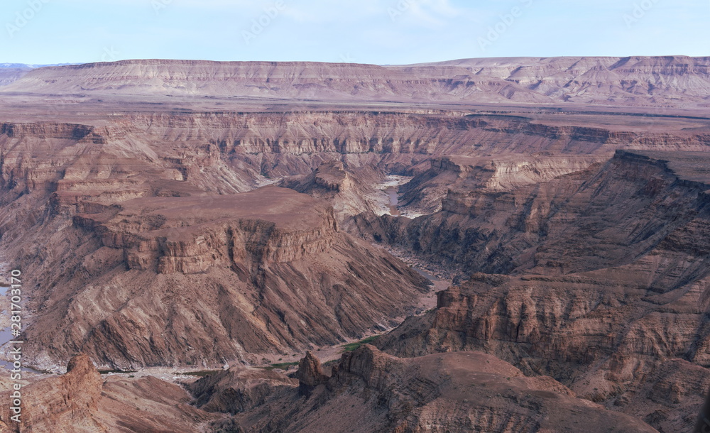 The Fish River Canyon in Namibia The Fish River Canyon in Namibia