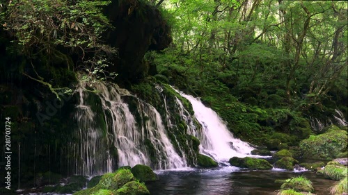 Mototaki waterfall, Nikaho, Akita Prefecture, Japan photo