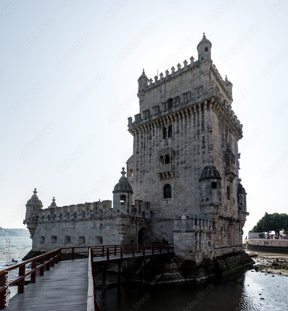 Torre de Belém or Tower of Saint Vincent, is a 16th century fortification located in Lisbon that served both as a fortress and as a ceremonial gateway to Lisbon, Portugal Torre de Belém or Tower of Saint Vincent, is a 16th century fortification located in Lisbon that served both as a fortress and as a ceremonial gateway to Lisbon, Portugal
