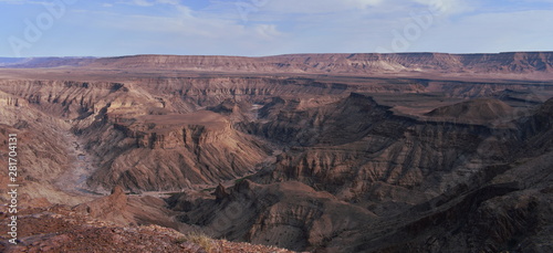 View of Namibian Canyon landscape