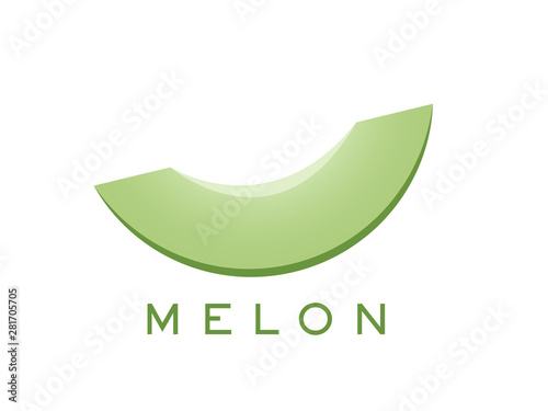 Melon Logo and Text for Designs