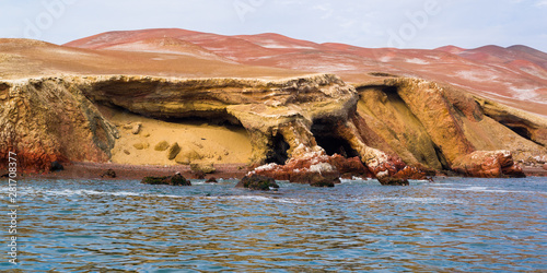 Paracas candelabra in Ica, Peru