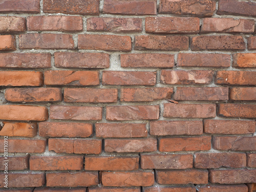 red brick wall background