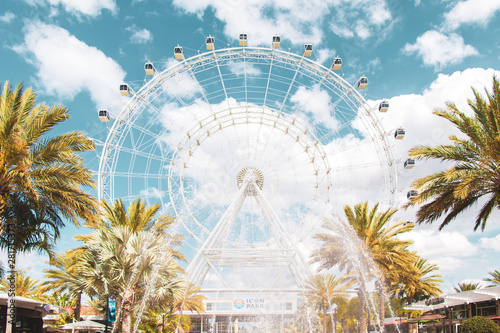 Ferris Wheel In Orlando Florida Icon Park