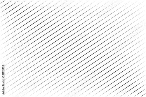 Abstract black blend lines with diagonal stripe on white background vector illustration