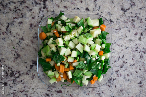 Set of vegetables