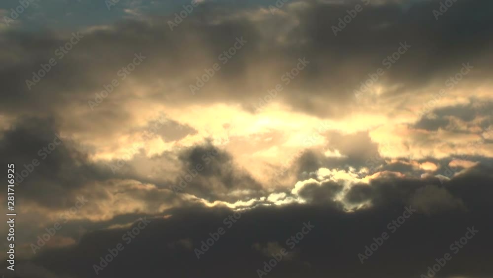 Sky with clouds at sunset, Japan Sky with clouds at sunset, Japan