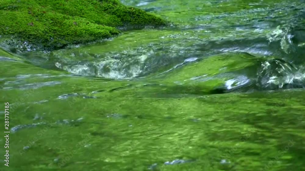 Close up of flowing water, Japan Close up of flowing water, Japan