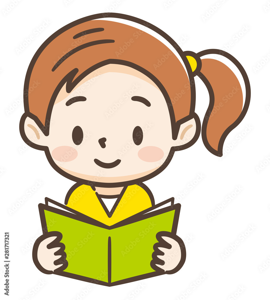 本を読む女の子 本を読む女の子