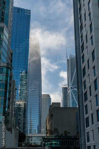 Scenic San Francisco downtown, Northern California