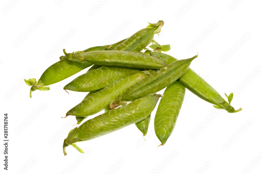 peas isolated on white background peas isolated on white background