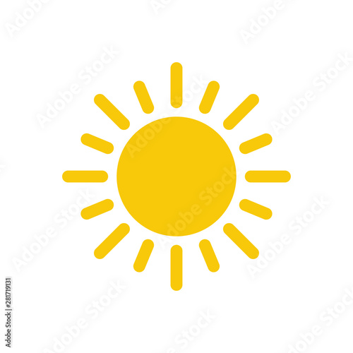 Sun Symbol Icon Vector Design Illustration