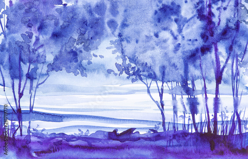 Watercolor illustration of ...