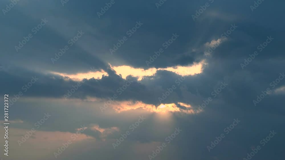 View of clouds passing over sea, Tosashimizu, Kochi Prefecture, Japan View of clouds passing over sea, Tosashimizu, Kochi Prefecture, Japan