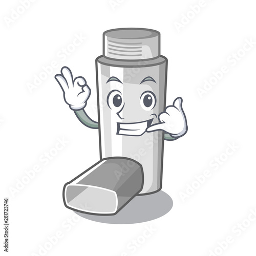 Call me asthma inhaler in the character bag