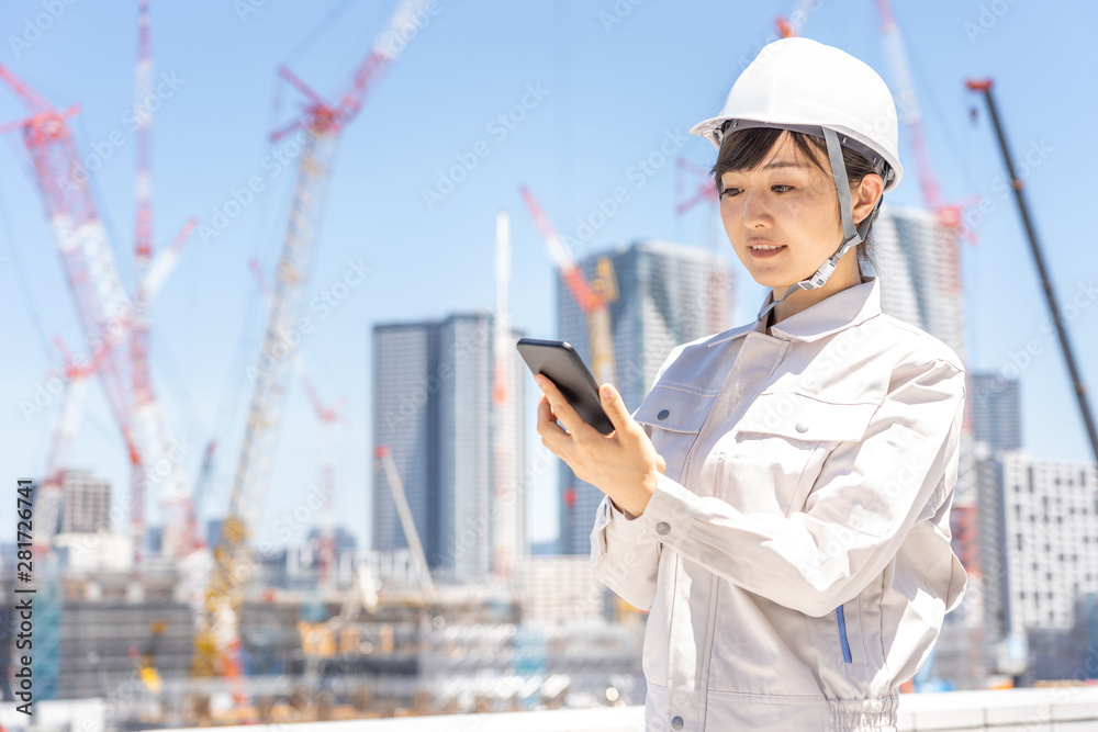 asian engineer worker working in construction site asian engineer worker working in construction site