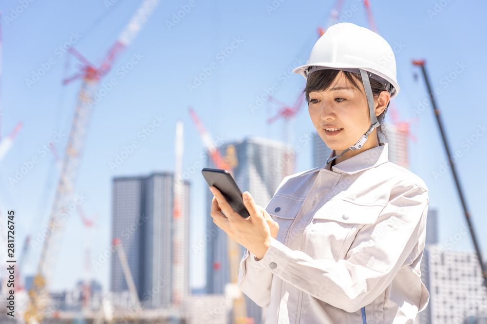 asian engineer worker working in construction site asian engineer worker working in construction site
