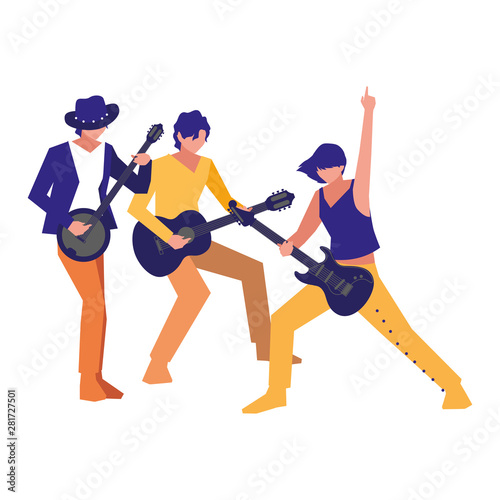 musicians people musical instruments design