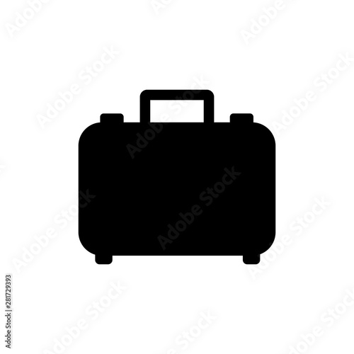 Suitcase Symbol Icon Vector Design Illustration