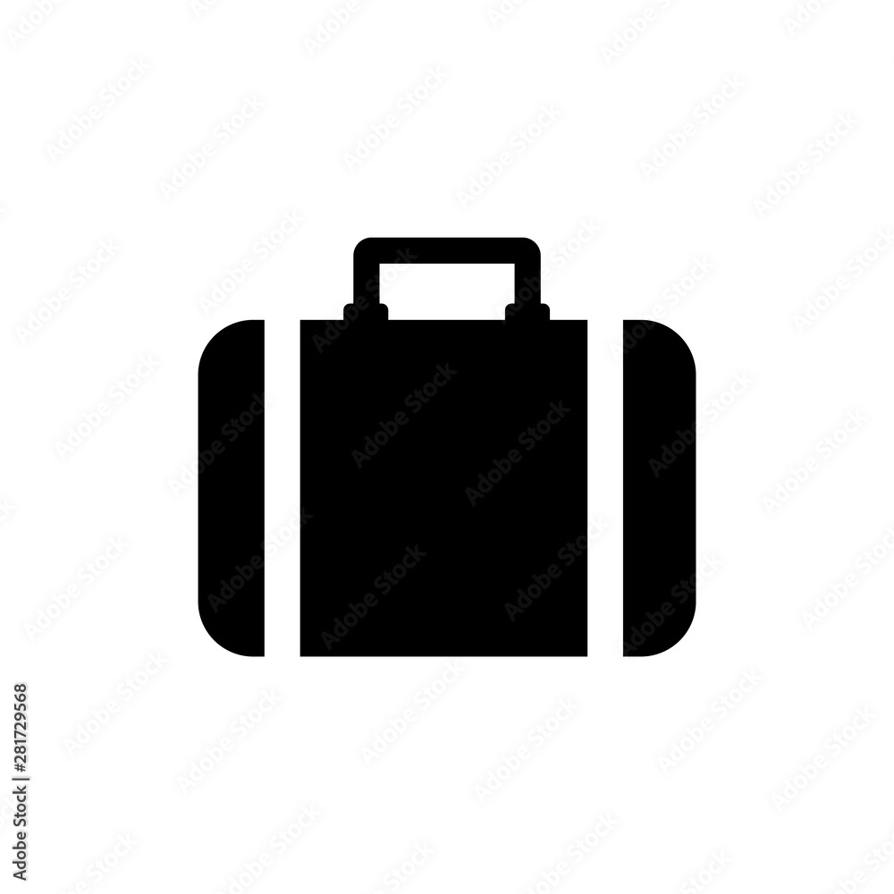 Suitcase Symbol Icon Vector Design Illustration Suitcase Symbol Icon Vector Design Illustration