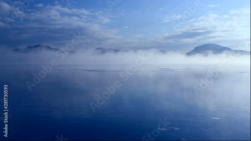 Wallpaper Mural View of steam above sea, Teshikaga, Hokkaido, Japan Torontodigital.ca