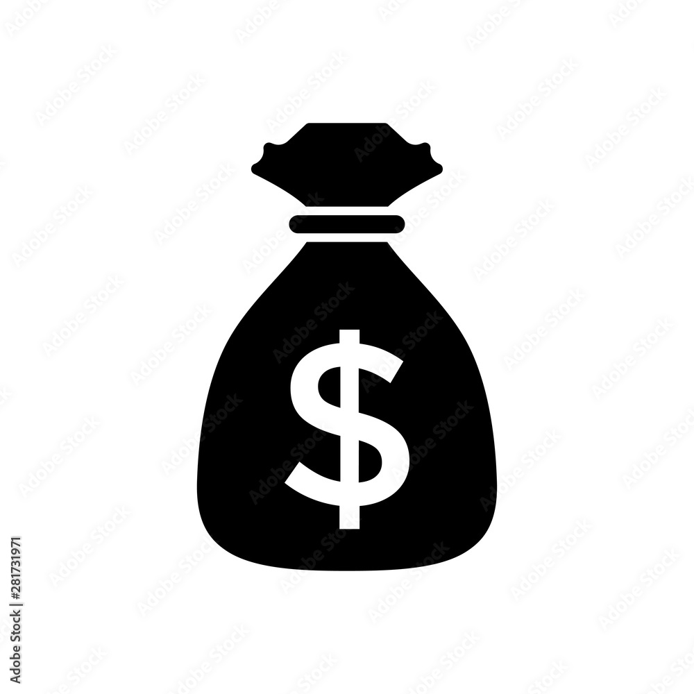 Money Bag Icon Vector design template Money Bag Icon Vector design template