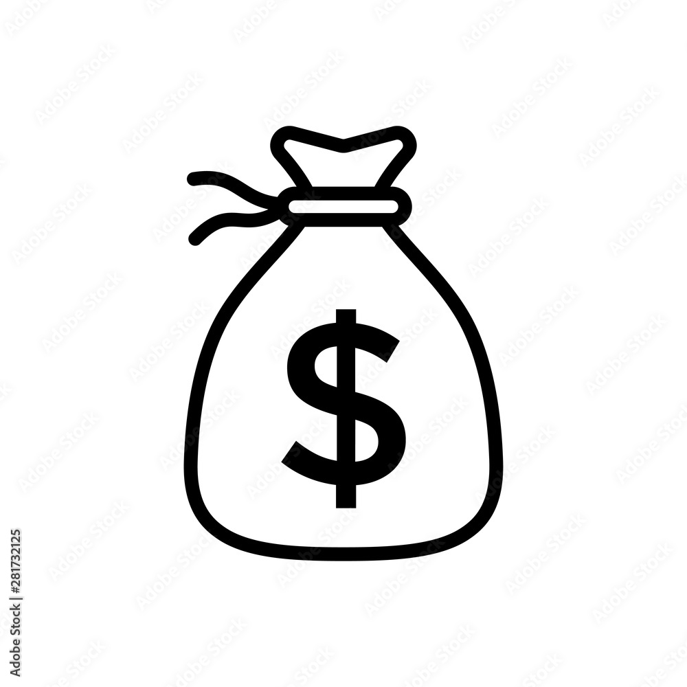 Money Bag Icon Vector design template Money Bag Icon Vector design template