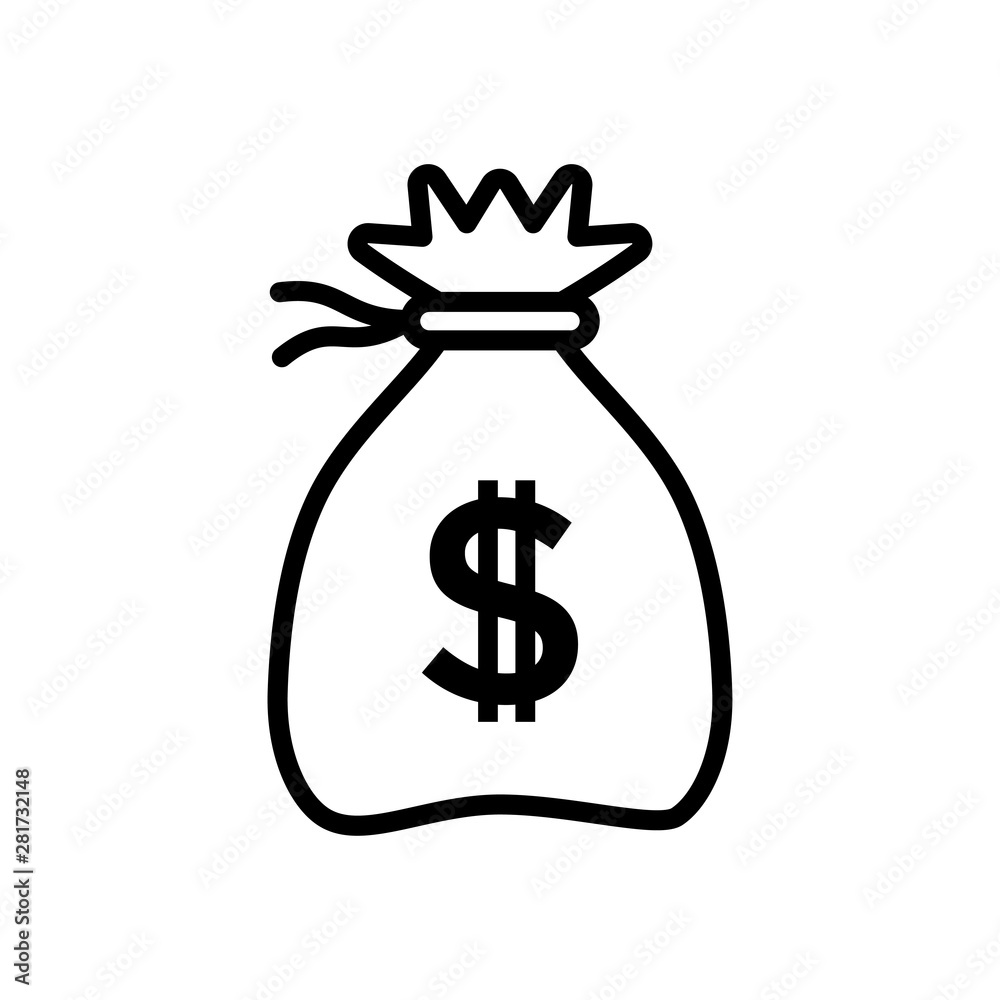 Money Bag Icon Vector design template Money Bag Icon Vector design template