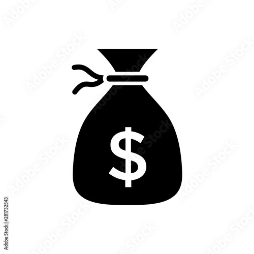 Money Bag Icon Vector design template