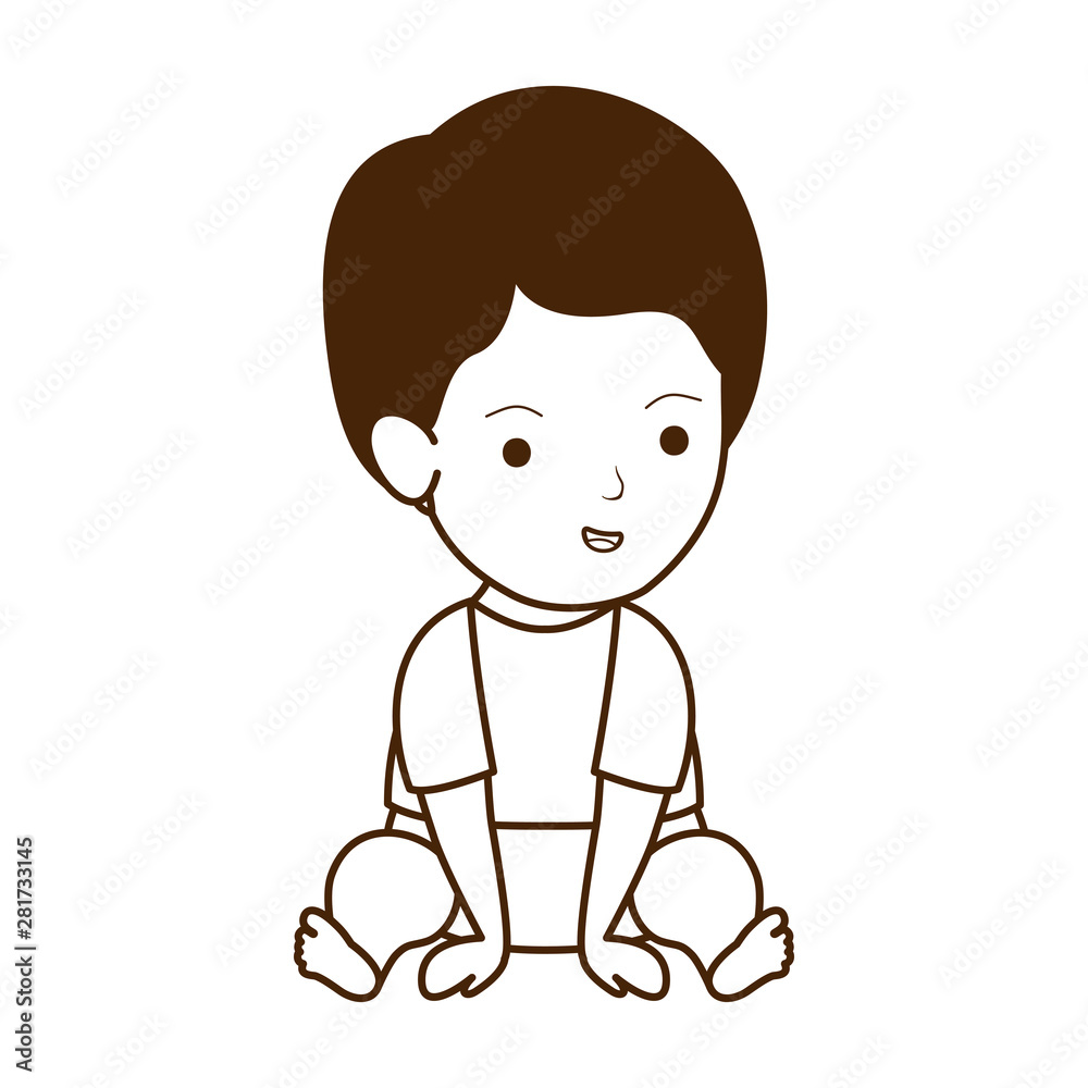 Isolated baby boy design vector illustration Isolated baby boy design vector illustration