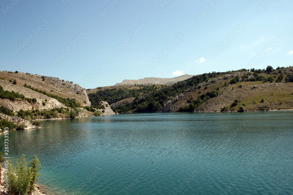 Klinjsko Lake in Gacko area, Bosnia and Herzegovina