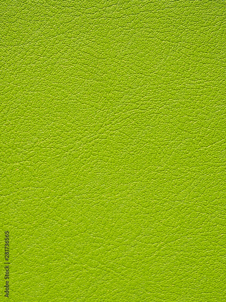 Fototapeta premium Spring green colored leather texture