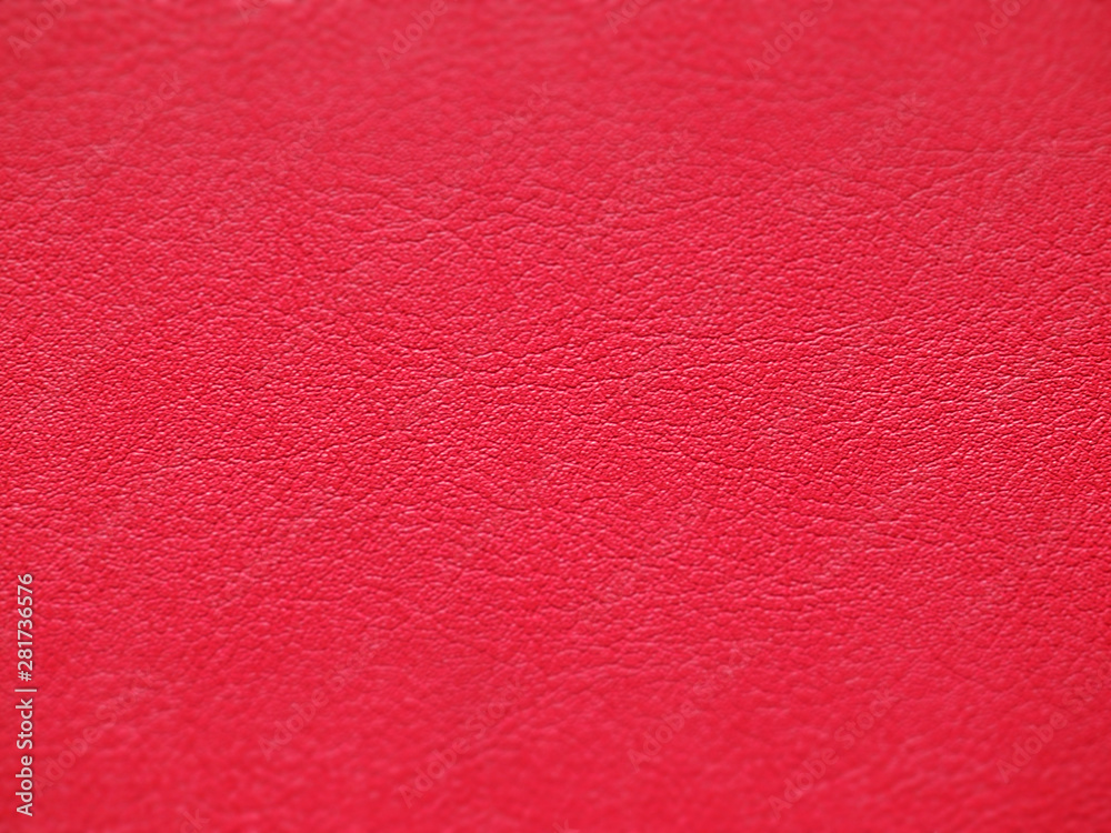 Vibrant red colored leather texture Vibrant red colored leather texture