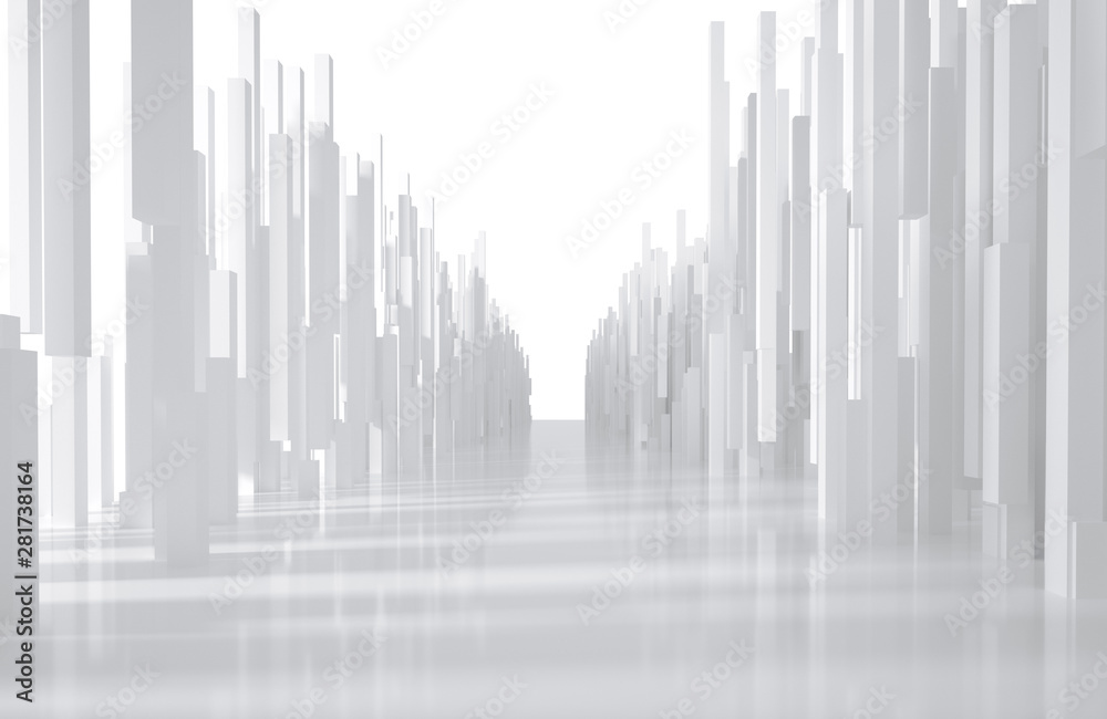 3D illustration rendering abstract background 3D illustration rendering abstract background