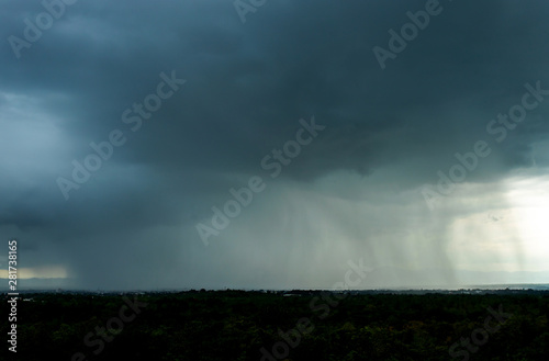 thunder storm sky Rain clouds