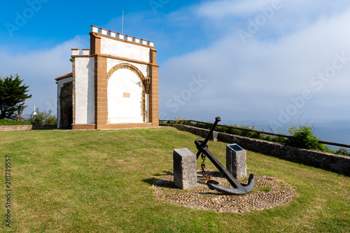 Chapel of Virgen de Guia, Ribadesella in Asturias, Spain photo